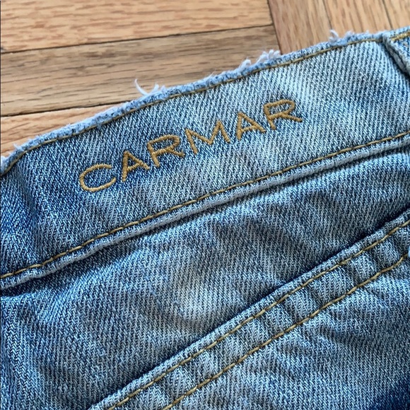 High Waisted Denim Shorts - Picture 3 of 4